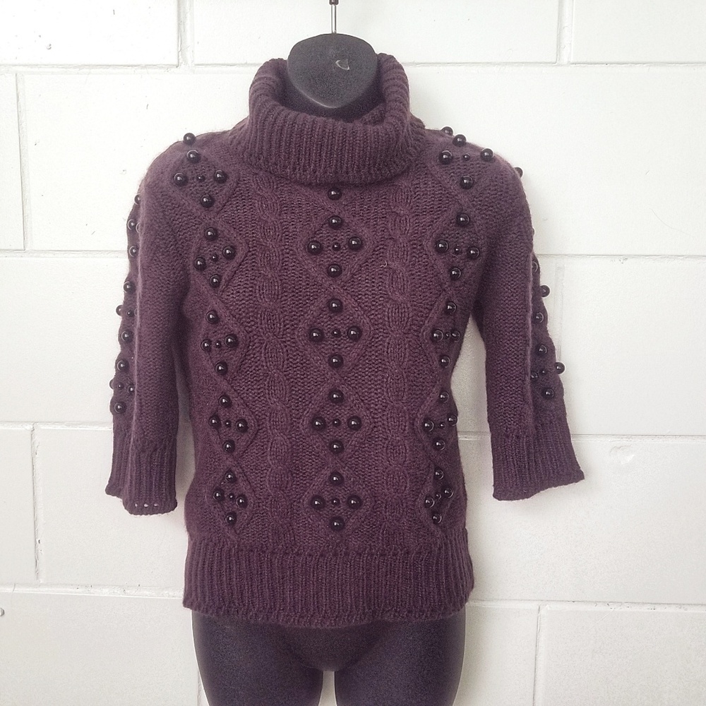 Milly Cashmere Turtleneck Sweater Size 2